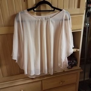 Lite Pink Express lase blouse- XS